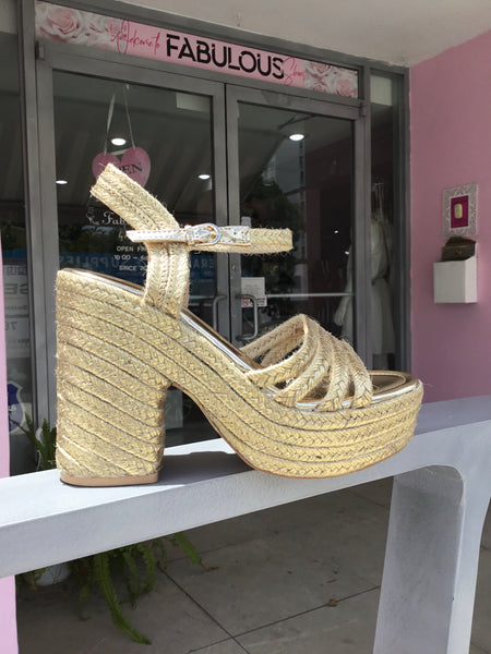 Gold Raffia Summer Style