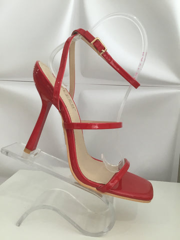 Three Straps Red Heels