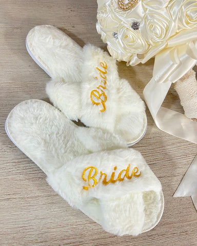 Bride Slippers Flats