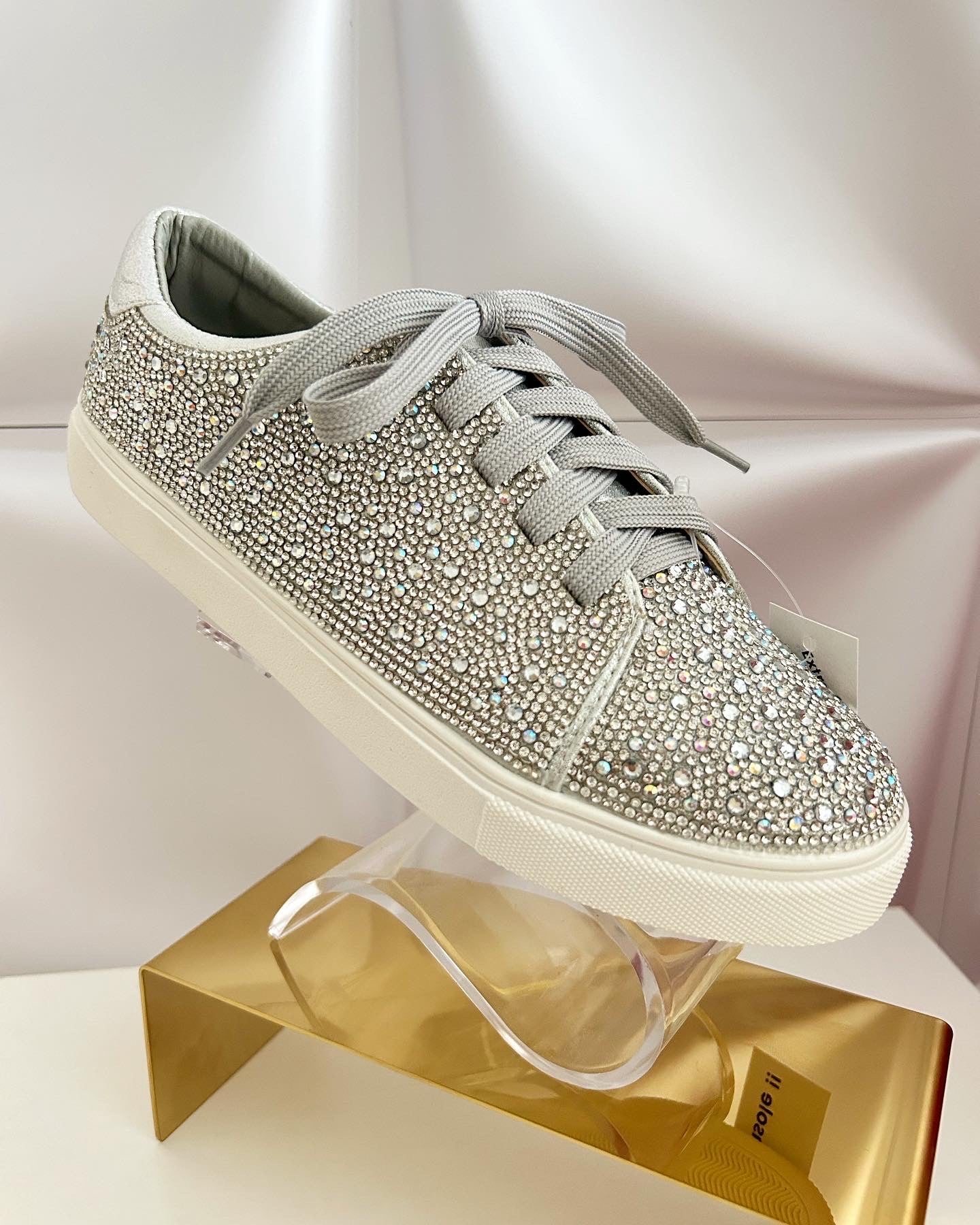 Silver Diamond Sneakers