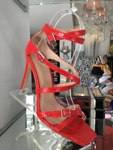 Red Strap Heels