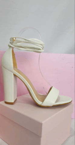White Straps Heel