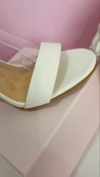 White Straps Heel