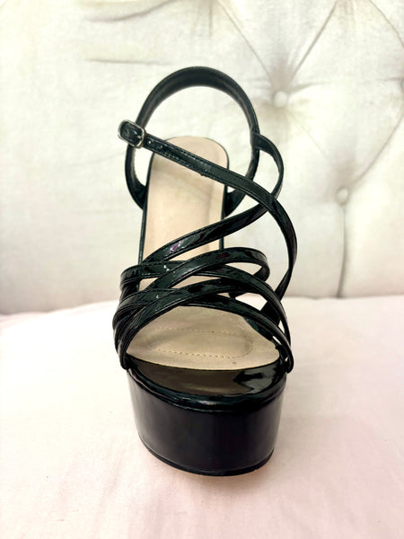 Black Charol Heels
