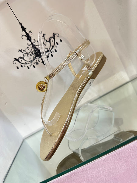Gold Sandals