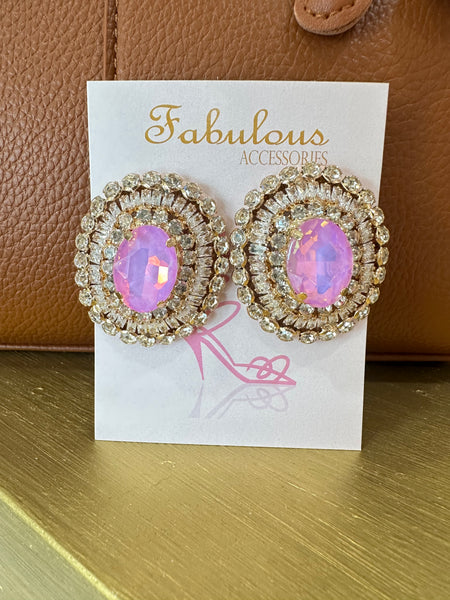 Pink Glam Earrings
