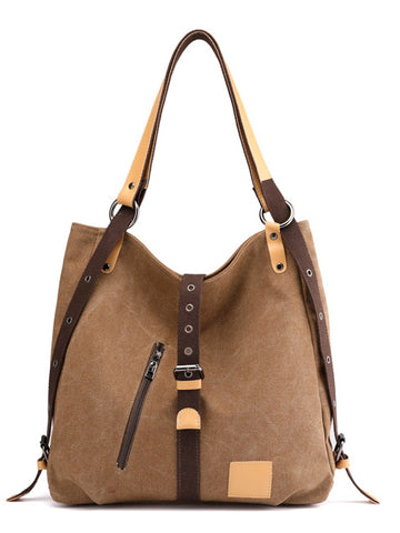 Multi-function Strap Decor Tote Shoulder Bag