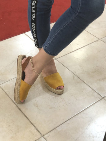 Olivia Fashion Mustard Sandal