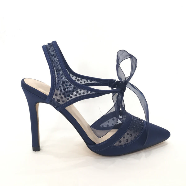 Navy Blue Bride Heels